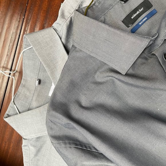 Dark Grey European Dress Shirt - Picture 6 of 6